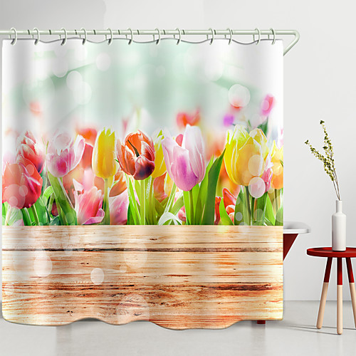 

Shower Curtains & Hooks Modern Polyester New Design