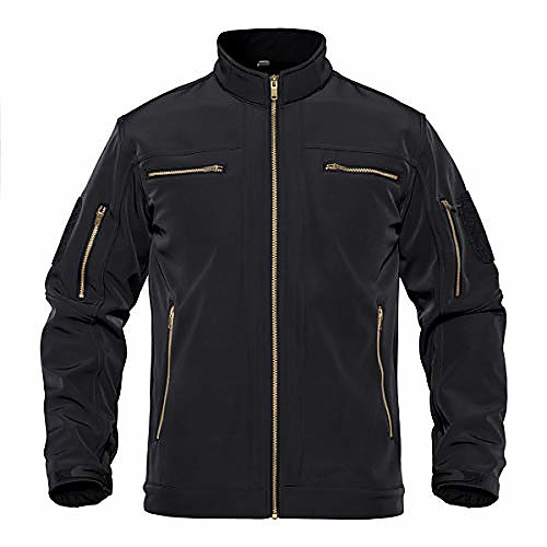 

tactical jacket men waterproof hunting jacket fleece winter jacket outdoor military jacket softshell work jacket men breathable combat jacket bundeswehr field jacket us army jacket black