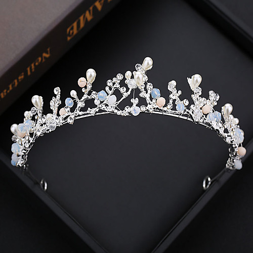 

Wedding Alloy Tiaras with Metal 1 Piece Wedding / Party / Evening Headpiece