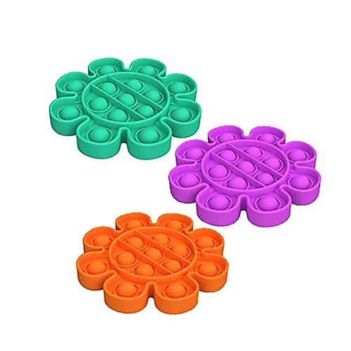 

Push Pop Bubble Sensory Fidget Toy Stress Reliever 1 pcs Flower Stress and Anxiety Relief Parent-Child Interaction Educational Silicone For Kid's Adults' Boys and Girls