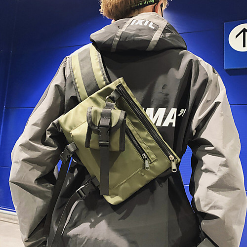 

new men fashion cool chest bag shoulder bag crossbody bag tooling bag