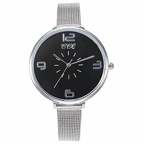 

CCQ Casual Quartz Stainless Steel Band New Strap Watch Analog Wrist Watch (Black)