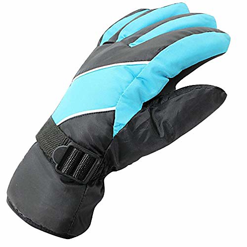 

Men's Winter Thermal Gloves Waterproof Windproof Snow Snowboarding Cycling Snowmobile Ski Sports Gloves (Blue)