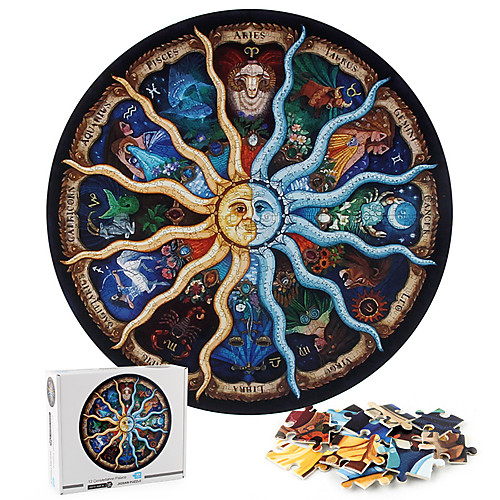 

1000 pieces jigsaw puzzle constellation adult children's stress relief educational toy 12 constellation palace puzzle toy