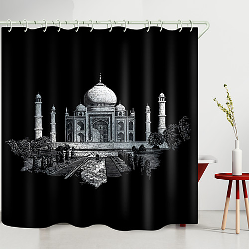 

Shower Curtains & Hooks Modern Polyester New Design