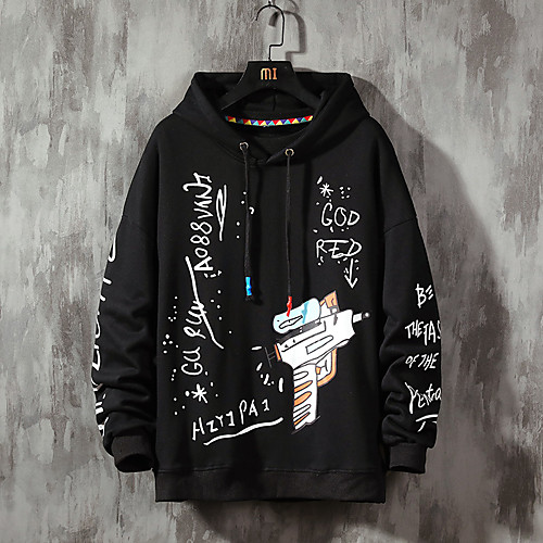 

Men's Hoodie Pullover Color Block Cowl Neck Color Block Sport Athleisure Hoodie Top Long Sleeve Breathable Moisture Wicking Sweat Out Comfortable Everyday Use Street Casual Daily