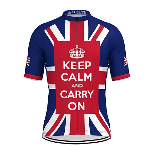 

Men's Short Sleeve Cycling Jersey Red Bike Top Mountain Bike MTB Road Bike Cycling Breathable Sports Clothing Apparel / Stretchy / Athletic