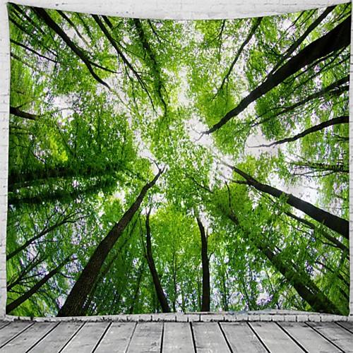 

Wall Tapestry Art Decor Blanket Curtain Hanging Home Bedroom Living Room Decoration Forest View