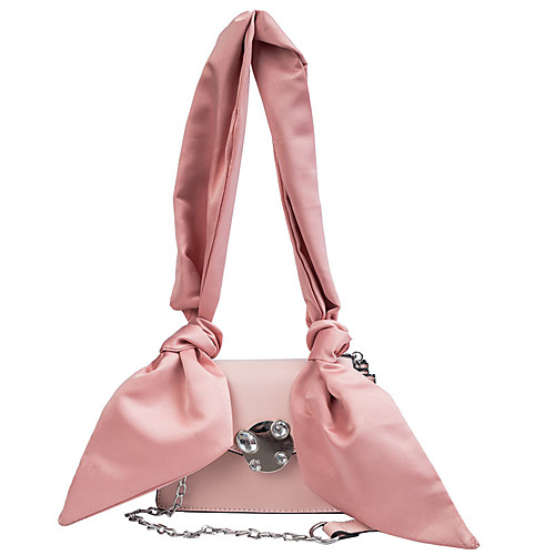 

Women's Bags PU Leather Top Handle Bag Hobo Bag Sashes / Ribbons Embellished&Embroidered Plain Daily Date 2021 Handbags Black Blushing Pink Gray