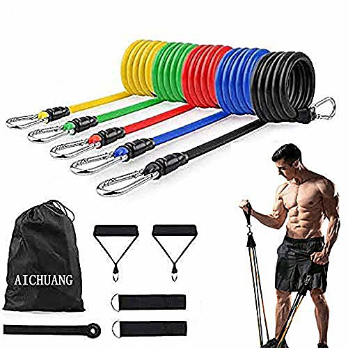 

Resistance bands, home stretch training sports resistance band suit, resistance bands men and women to use at home and gym and easy to carry (A1)