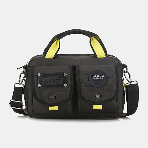 

men fashion casual large capacity waterproof shoulder bag crossbody bag