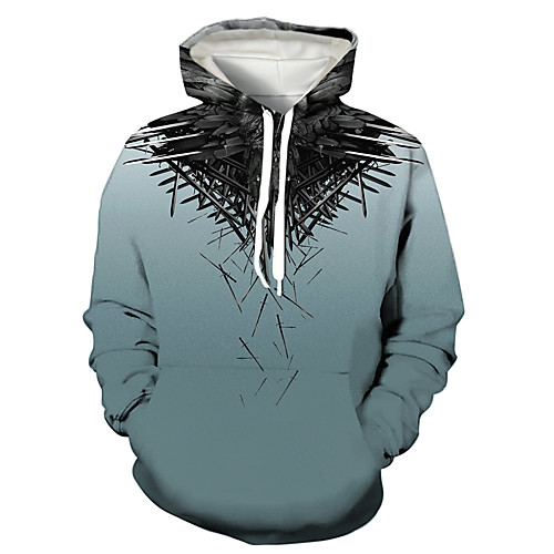 

Men's Pullover Hoodie Sweatshirt Graphic 3D Animal Print Daily 3D Print Basic Casual Hoodies Sweatshirts Green