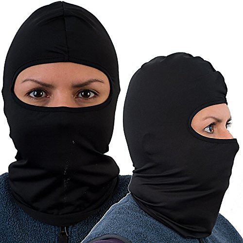 

Balaclava Face Mask, Premium Black Motorcycle Balaclava Ski Mask (Pack of 1)