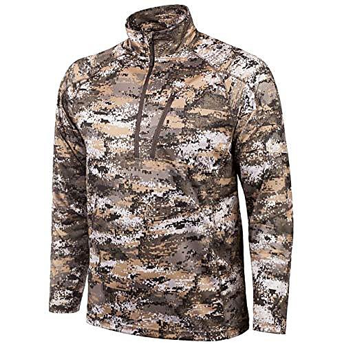 

Men's Light Weight 1/4 Zip Shirt, Disruption, Large