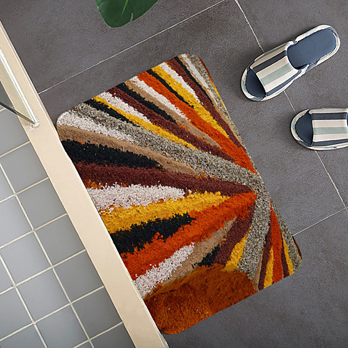 

Bathroom Bath Mats Creative Absorbent Bathroom Rug Coral Velve New Design