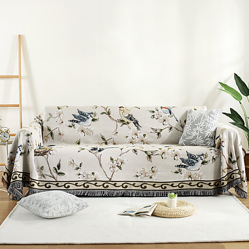 

Sofa Cover Print / Contemporary Printed / Printed & Jacquard Polyester / Cotton Blend Slipcovers