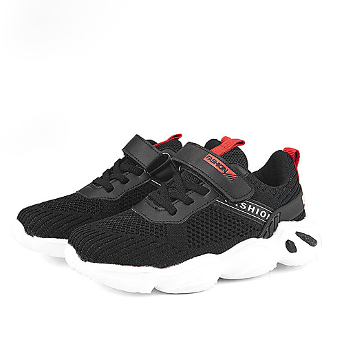 

Boys' Girls' Trainers Athletic Shoes Comfort Mesh Little Kids(4-7ys) Big Kids(7years ) Daily Walking Shoes Black Red Gray Fall Spring