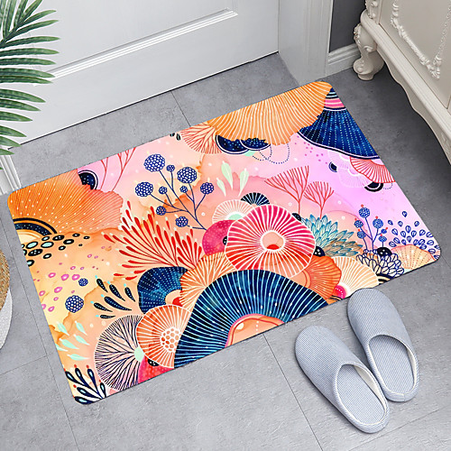 

Bathroom Bath Mats Novelty Absorbent Bathroom Rug Nonwoven New Design