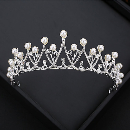 

Wedding Alloy Tiaras with Metal 1 Piece Wedding / Party / Evening Headpiece