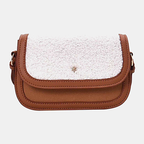 

women lamb hair winter crossbody bag shoulder bag
