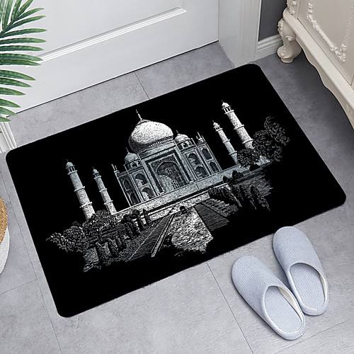 

Bathroom Bath Mats Novelty Absorbent Bathroom Rug Nonwoven New Design