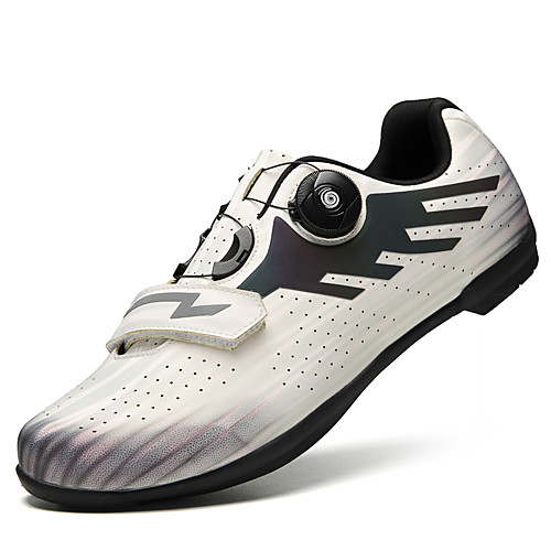 

Unisex Trainers Athletic Shoes Outdoor Cycling Shoes Leather Non-slipping Black / Red White Purple Fall Spring