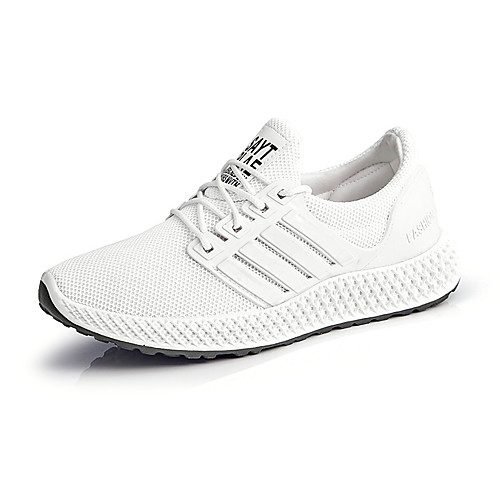 

Women's Trainers Athletic Shoes Flat Heel Round Toe Casual Daily Mesh Solid Colored White Black