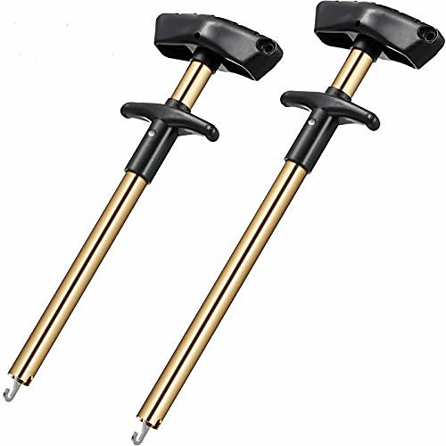 

2 Pieces Fish Hook Remover T-Shaped Hook Puller Fish Hook Separator Fishing Tool (Yellow)