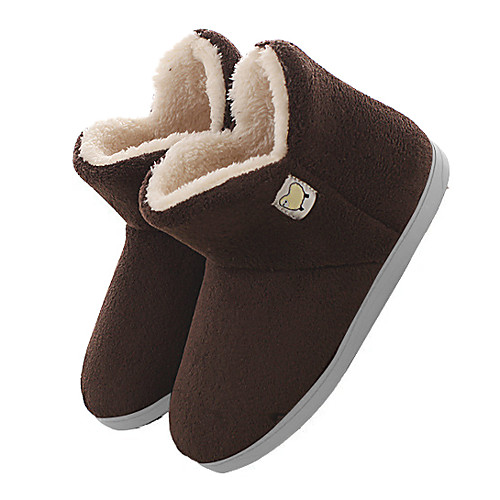 

winter mens slipper boots fuzzy slippers house shoes (10, coffee)