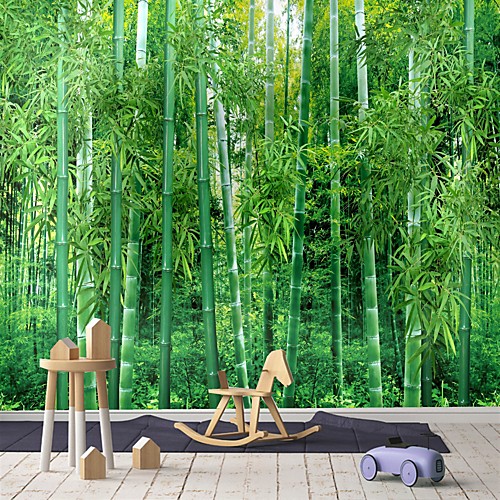 

Plants Tile Pattern Home Decoration Classic Modern Wall Covering, Canvas Material Adhesive required Wallpaper Mural Wall Cloth, Room Wallcovering