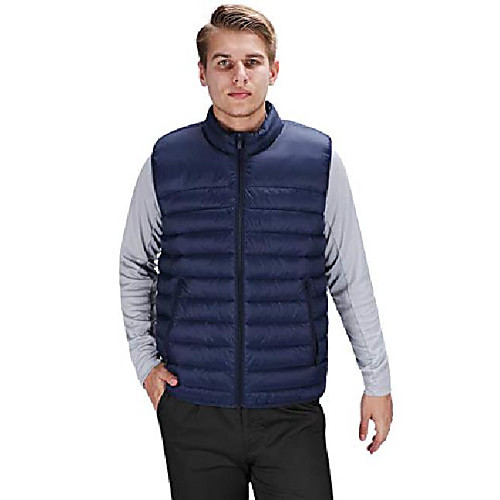 

Men's Hiking Vest / Gilet Fishing Vest Winter Outdoor Solid Color Lightweight Breathable Quick Dry Sweat wicking Top Hunting Fishing Climbing Black Blue Red Dark Green Gray