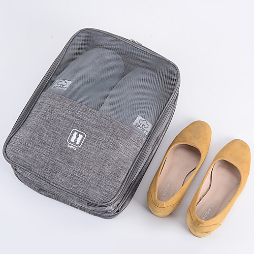

Unisex Waterproof Oxford Cloth Carry-on Bag Zipper Solid Color Daily Outdoor Black Gray