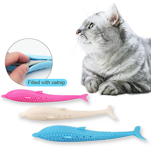 

Teeth Cleaning Toy Toothbrushes Cat Chew Toys Interactive Toy Pets Cat Toy Soft Comfortable Funny Silicone Catnip Gift Pet Toy Pet Play