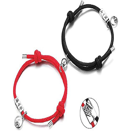 

Couple Magnetic Bracelet Mutual Attraction Rope Braided Bracelets Adjustable Charm Couple Jewelry for Women Men