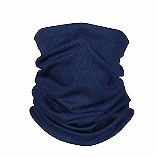 

Bandana Men Women's Turban Scarf Bicycle Neck Tube Face Dust Mask Outdoor Sports (Navy)