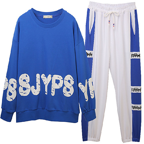 

Women's 2 Piece Set Streetwear Hoodie Cotton Sport Athleisure Clothing Suit Long Sleeve Comfortable Running Walking Casual Daily Outdoor / Winter / 2pcs / pack