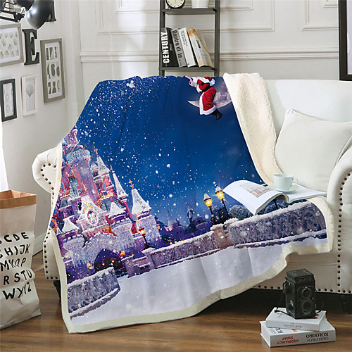 

Sherpa Fleece Throw Blanket,Super Soft Warm Flannel Plush Blankets and Throws, Lightweight Cozy Fuzzy Luxury Blanket for Couch Sofa Bed