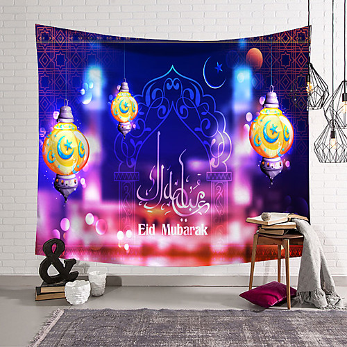 

wall tapestry art decor blanket curtain hanging home bedroom living room decoration little ramadan lanterns beautiful polyester