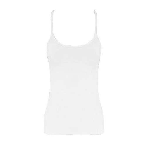 

Women's Racer Back Neon Vest Top Size 8-16 (UK Size 16 (EUR 44), White)