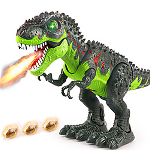 

Dragon & Dinosaur Toy Dinosaur Figure Triceratops Jurassic Dinosaur Tyrannosaurus Rex with Sound Sensor Electric Plastic Kid's Party Favors, Science Gift Education Toys for Kids and Adults