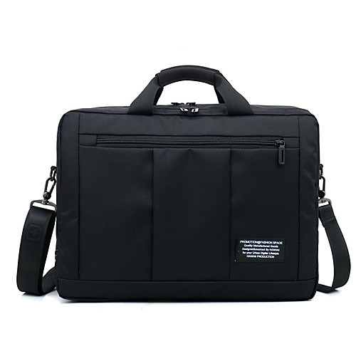 

Unisex Bags Canvas Laptop Bag Top Handle Bag Zipper Office & Career Backpack Handbags Black