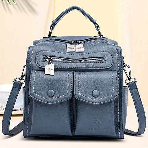 

women casual solid crossbody bag backpack shoulder bag