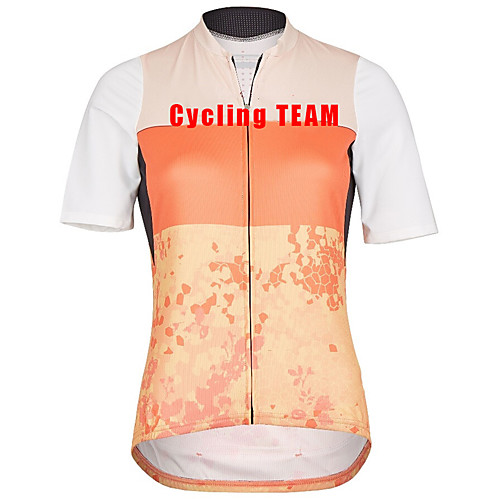 

Women's Short Sleeve Cycling Jersey Orange Bike Top Mountain Bike MTB Road Bike Cycling Breathable Quick Dry Sports Clothing Apparel / Stretchy / Athleisure