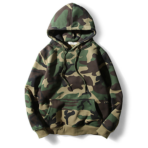 

Women's Hunting Jacket Hiking Sweatshirt Pullover Hoodie Sweatshirt Long Sleeve Top Outdoor Lightweight Breathable Quick Dry Sweat wicking Autumn / Fall Spring Camo / Camouflage Camouflage Hunting