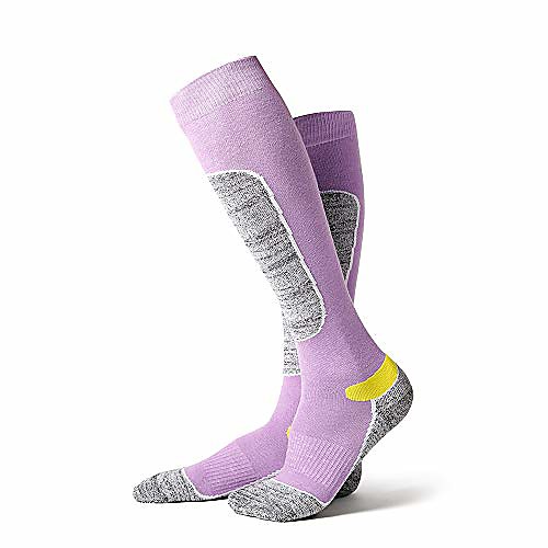 

Ski Socks 2 Pairs Pack for Skiing, Snowboarding, Cold Weather, Extra Thick Warm for Winter Hiking for Men & Women