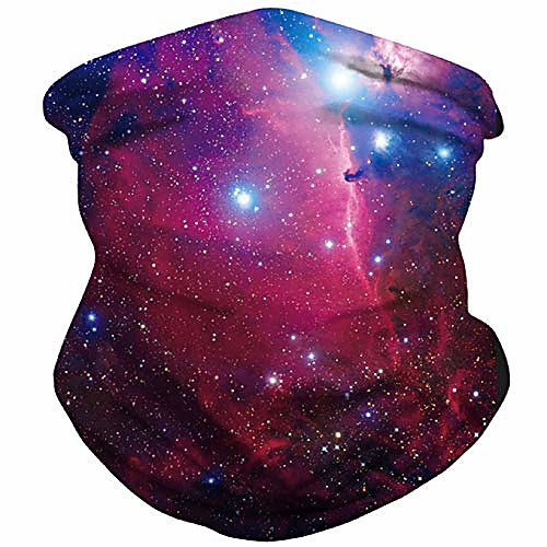 

Unisex Multifunctional Headscarf Against Wind Dust Sun Protection Jogging Running Headwear Seamless 3D Printing Starry Sky Pattern Tubular Sports Scarves for Outdoor Cycling Motorcycle