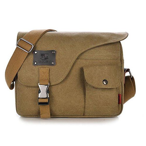 

mens vintage canvas outdoor messenger shoulder crossbody bag