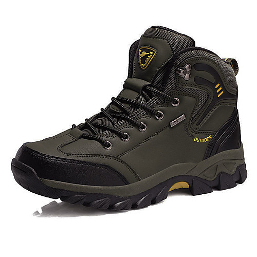 

Men's Hiking Shoes Anti-Slip Breathable Wearable Comfortable Hiking Outdoor Exercise Running Spring, Fall, Winter, Summer Grey Green Brown