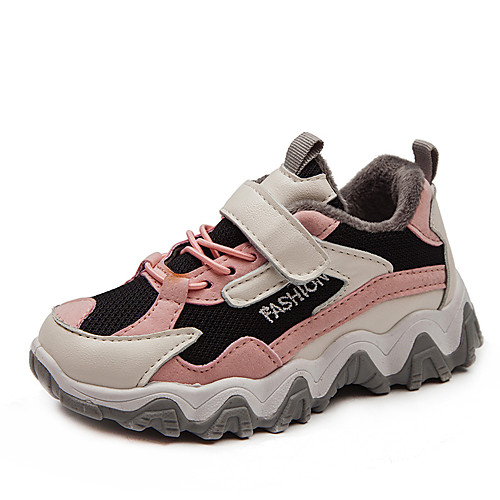 

Boys' Girls' Sneakers Comfort Mesh Little Kids(4-7ys) Big Kids(7years ) Daily Walking Shoes Black Pink Fall Spring