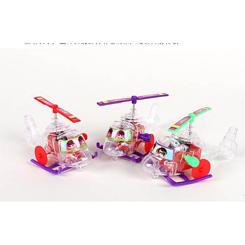 

Small Plane Helicopter Helicopter Transparent Novelty Plastic Adults Children's All Toy Gift 1 pcs